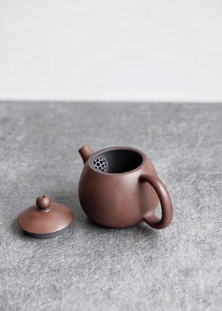 Jianshui Dragon Egg - sötét agyag kanna